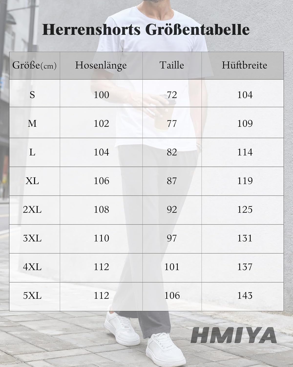 Detalle 2 de HMIYA Jogginghose Herren mit 5% Elastan