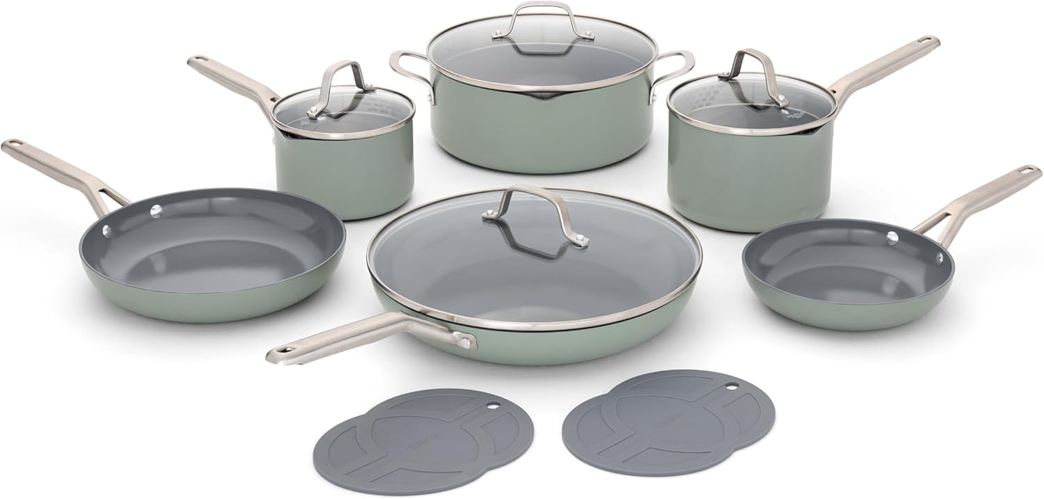 Detalle de Calphalon Ceramic Nonstick 12-pc Cookware Set