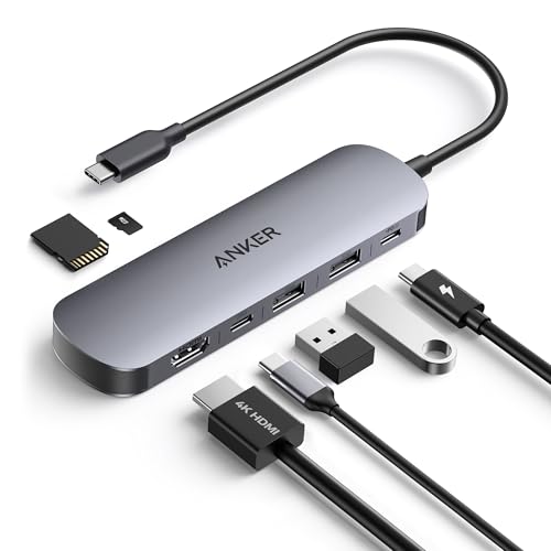 Imagen de Anker Hub USB C 7-en-1 : concentrateur HDMI 4K60 Hz et stations de travail nomades en OfertitasTOP