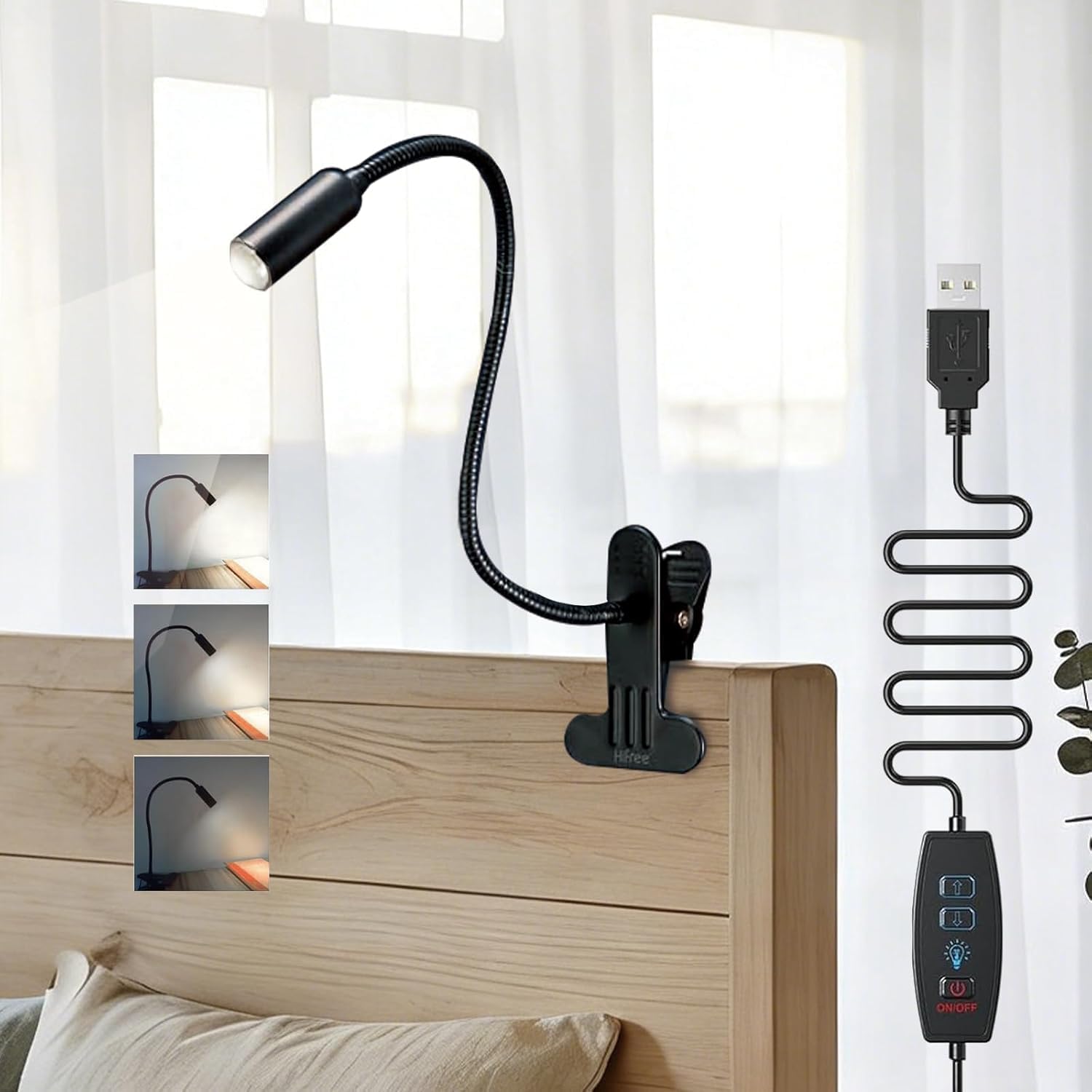 Detalle de Hifree 5W Lampara lectura cama 10 niveles