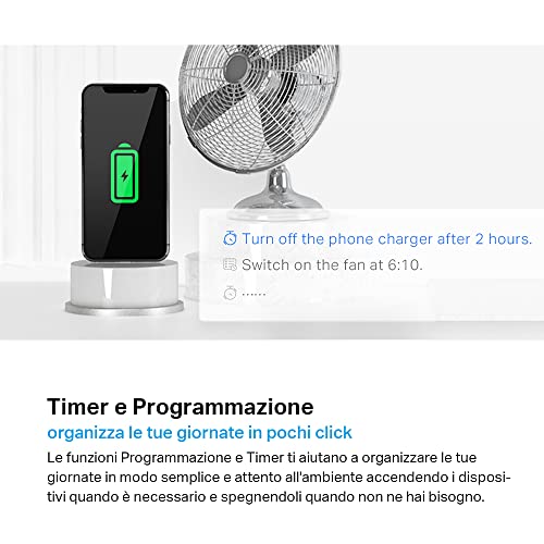 Thumbnail 3 de Tapo P110: Presa Intelligente con Monitoraggio Energia, controllo remoto e assistente vocale
