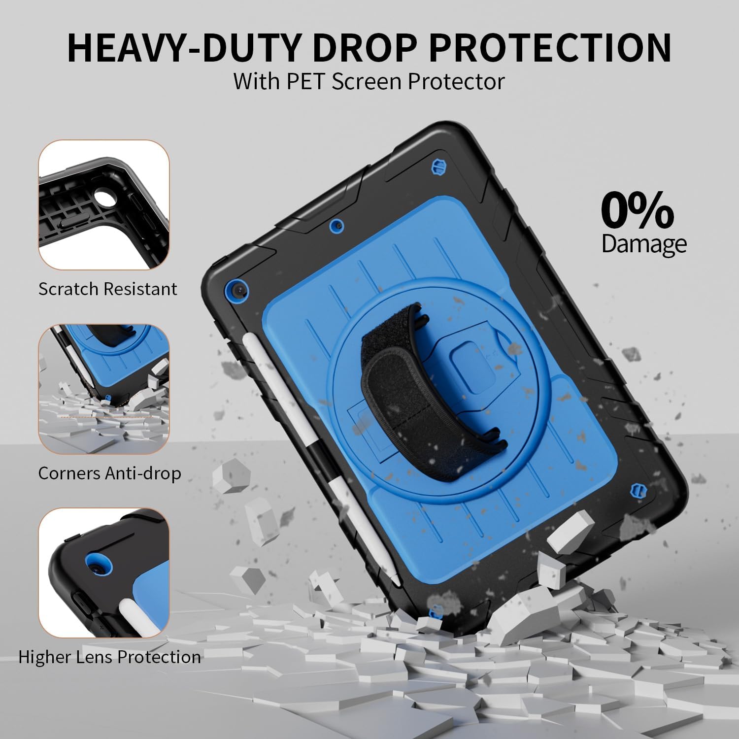 Thumbnail 5 de Stweap Case for iPad 10.2" with 360° Rotating Hand Strap