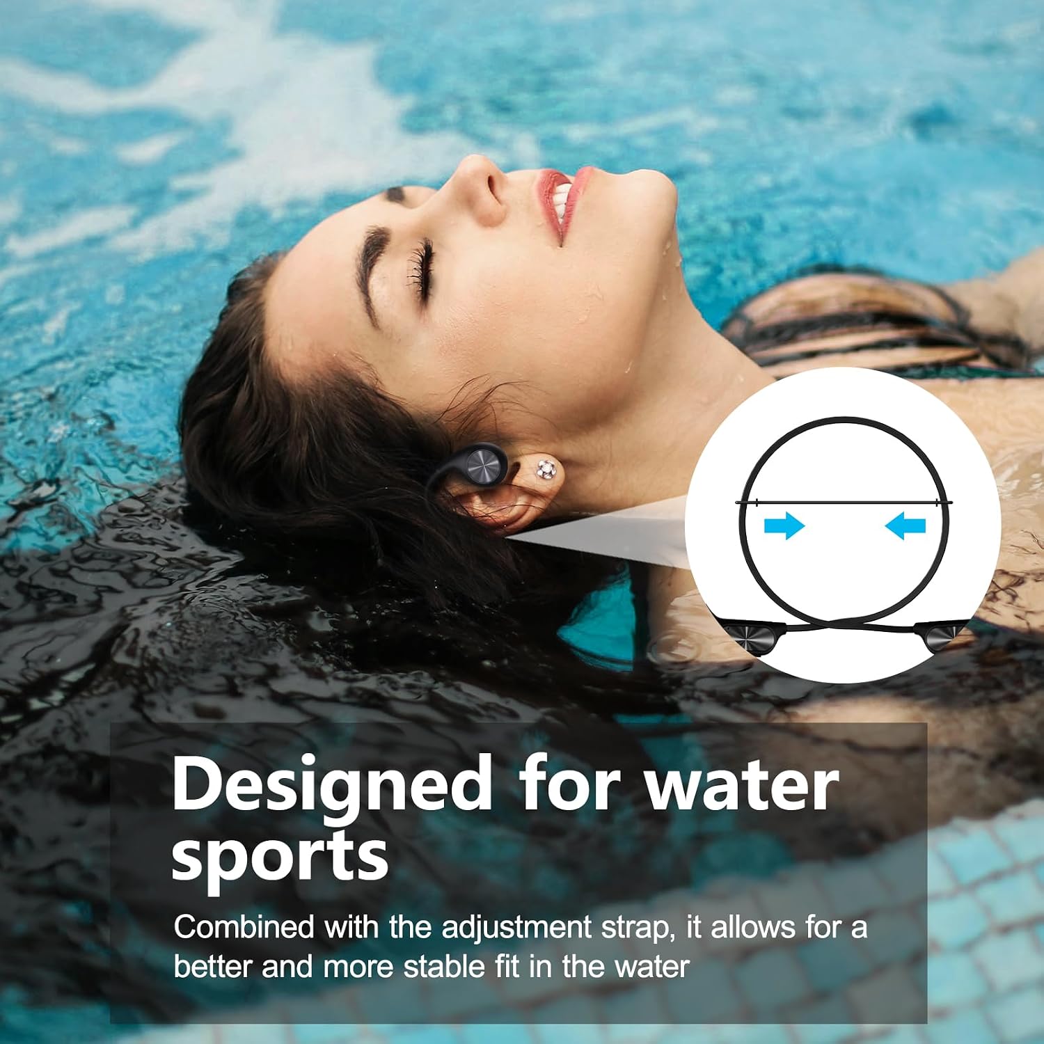 Thumbnail 6 de Swim Headphones with Bone Conduction, Bluetooth 5.4 & 32GB MP3 Player
