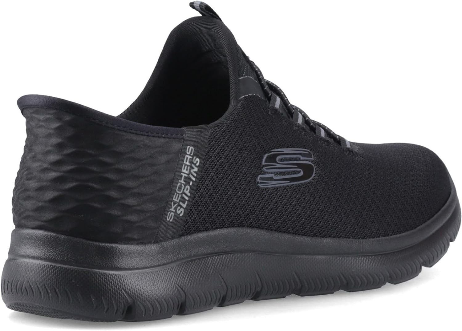 Detalle 2 de Skechers Men's Summits High Range Trainer – Black, UK 12 Wide