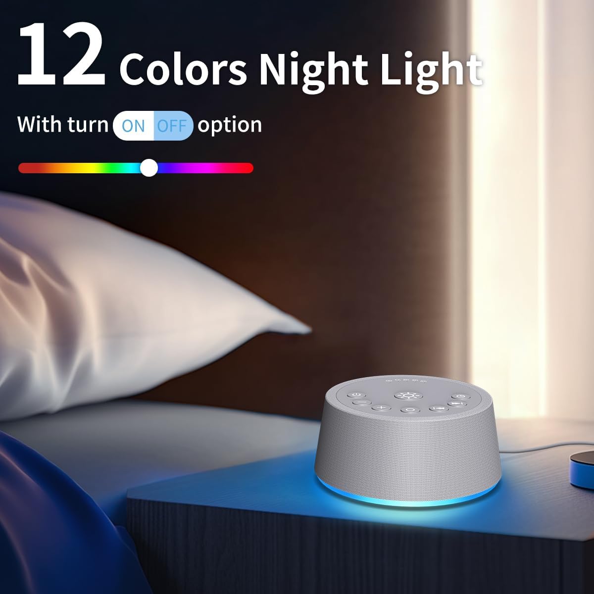 Detalle de SoundLegend White Noise Sound Machine with 30 Sounds