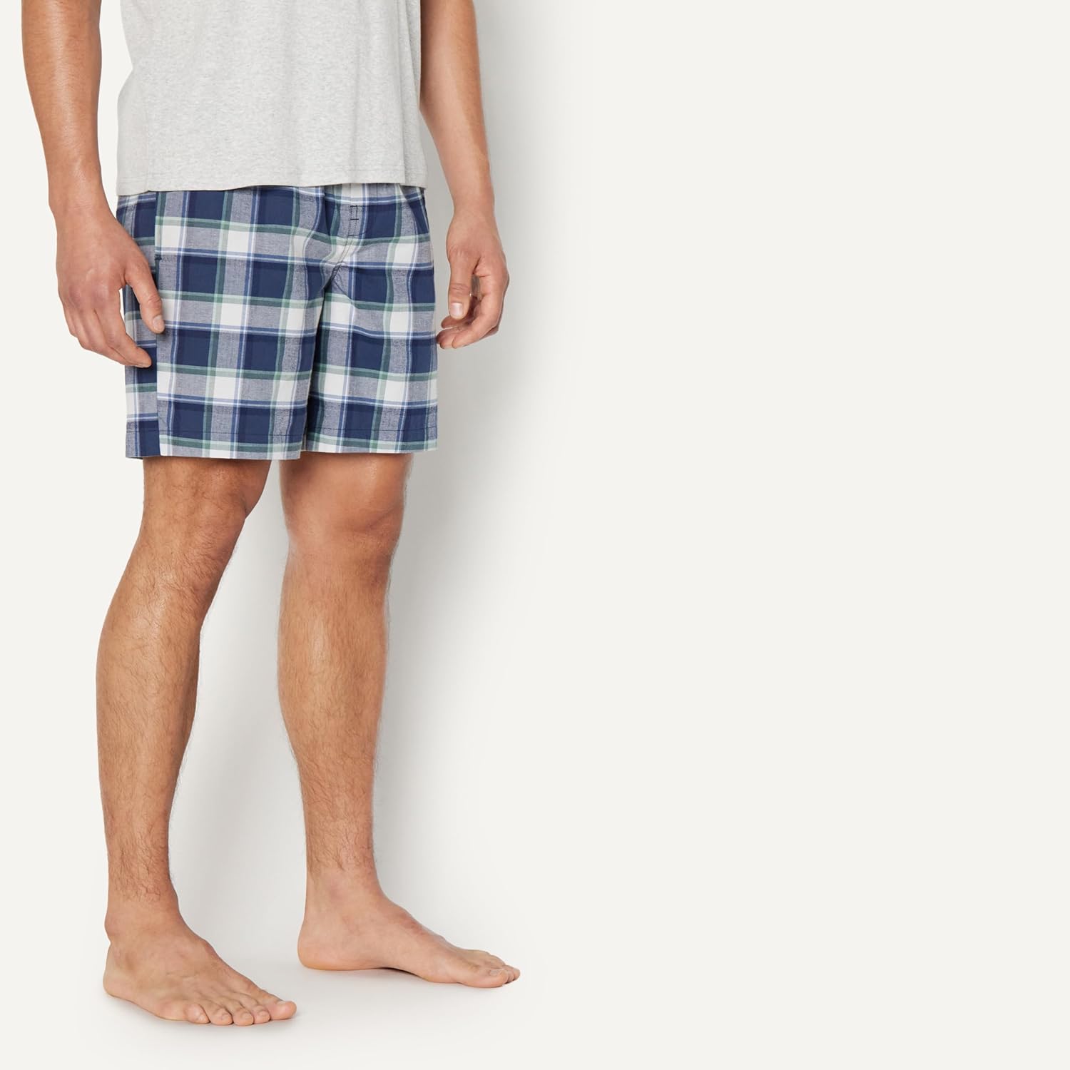 Thumbnail 1 de Amazon Essentials men’s lounge cotton stretch poplin pyjama shorts