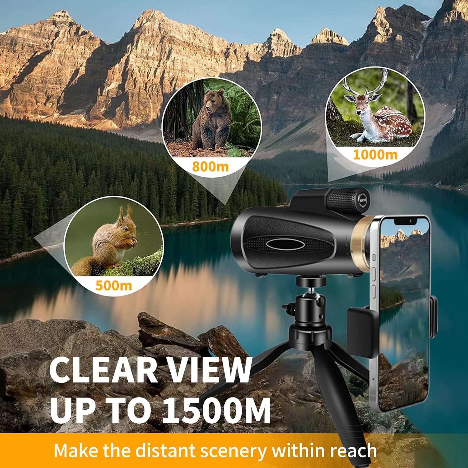 Thumbnail 4 de KTBDING 80x100 Monocular Telescope HD