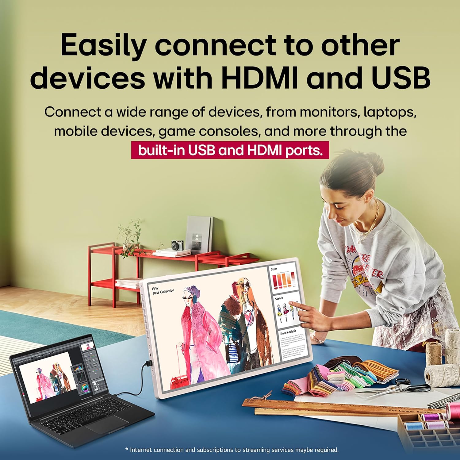 Thumbnail 6 de LG Portable Touchscreen TV, 27-Inch