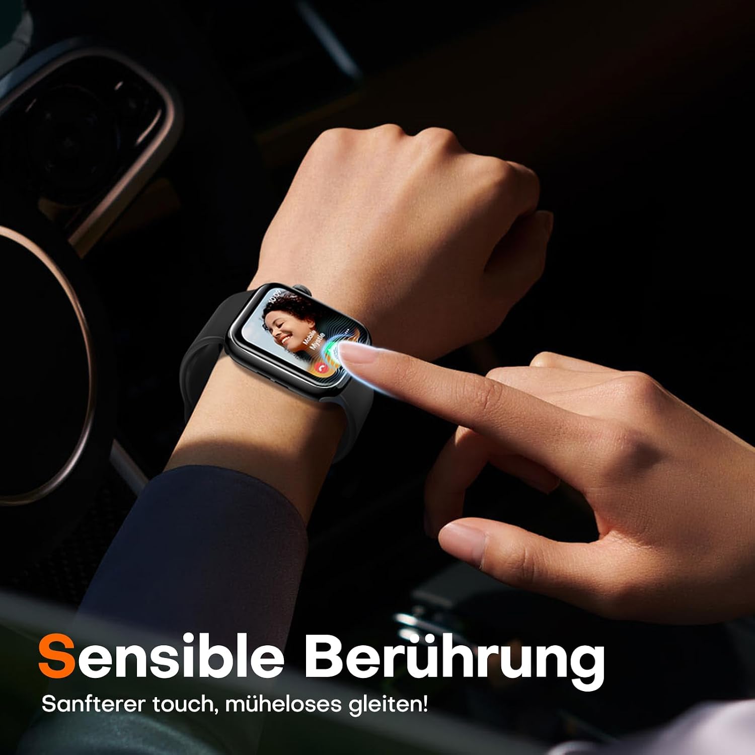 Detalle 2 de L K Apple Watch Schutzfolie 46 mm 8er Set