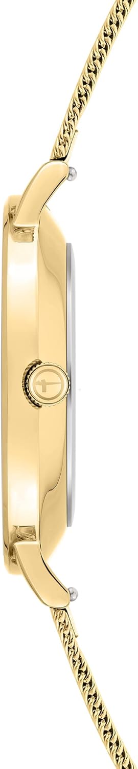 Thumbnail 1 de Tamaris Damenuhr – Schlichte: klassisch-elegant, mit goldfarbenem Gehäuse und zuverlässigem Quarzwerk