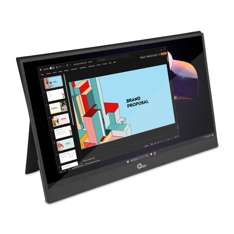 Detalle 2 de Qian QMP-IP16S Monitor portátil 15,6" FHD con altavoces