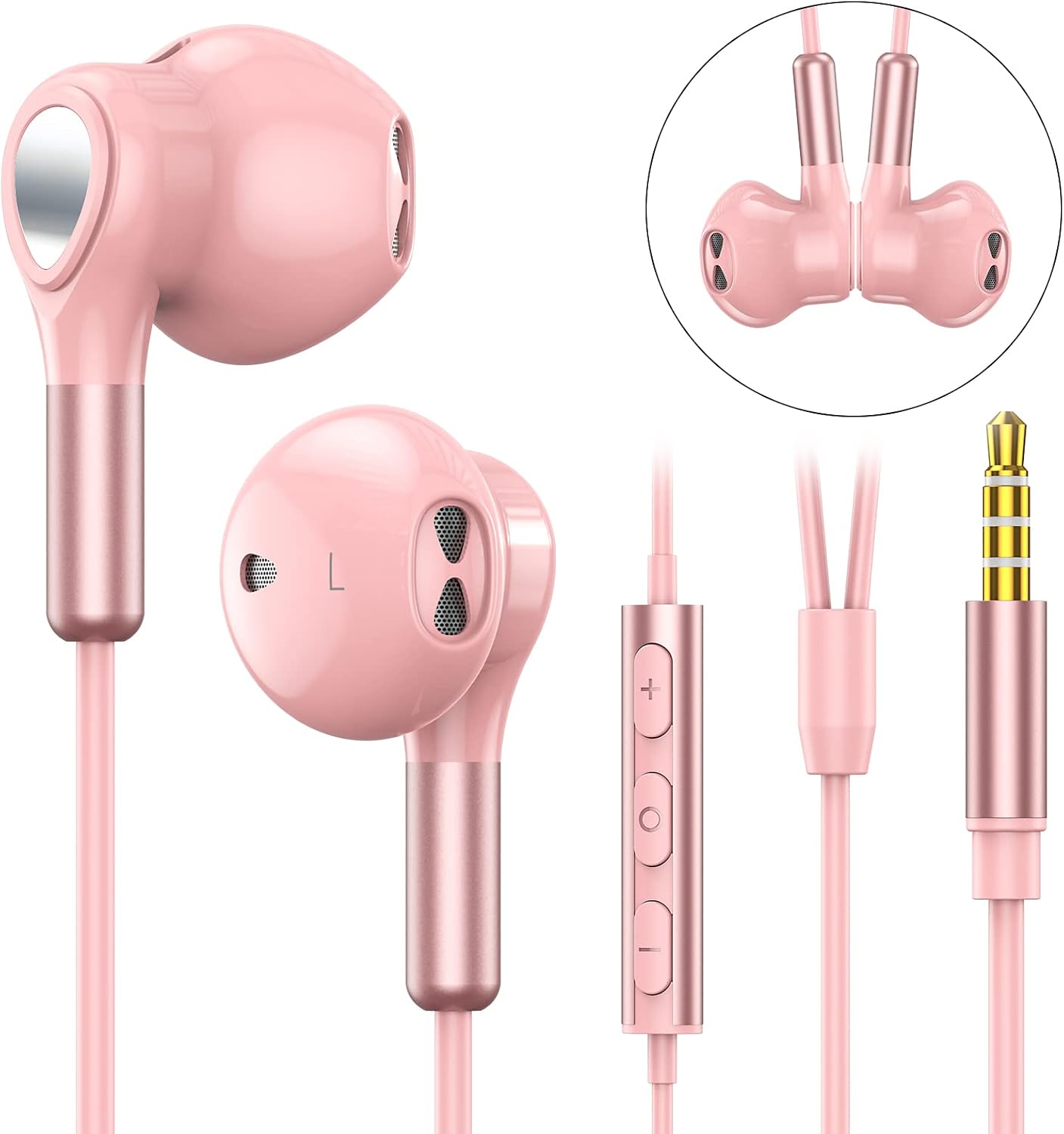 Detalle 2 de In Ear Kopfhörer 3,5 mm mit Mikrofon