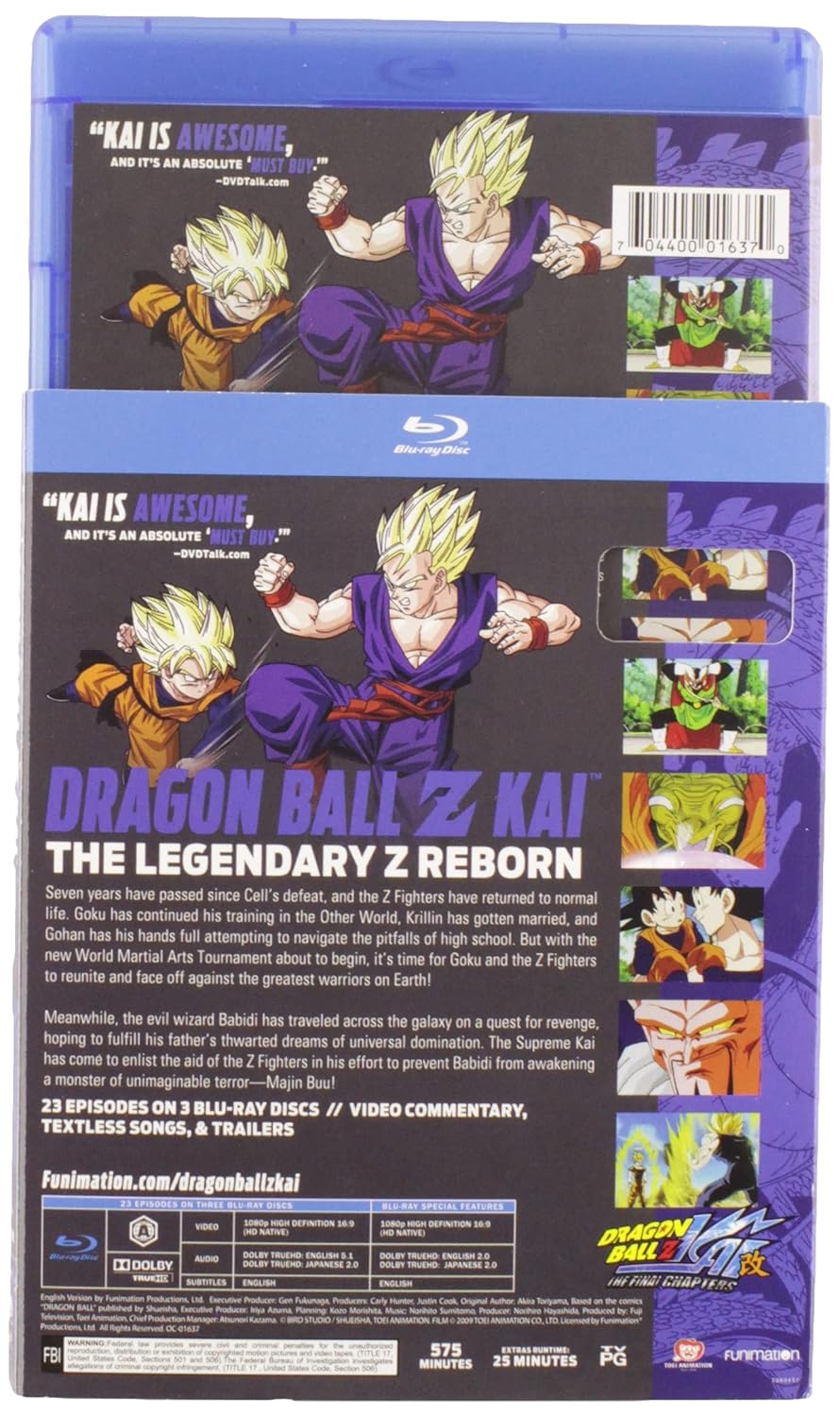 Detalle de Dragon Ball Z Kai: The Final Chapters - Part One Blu-ray, Widescreen
