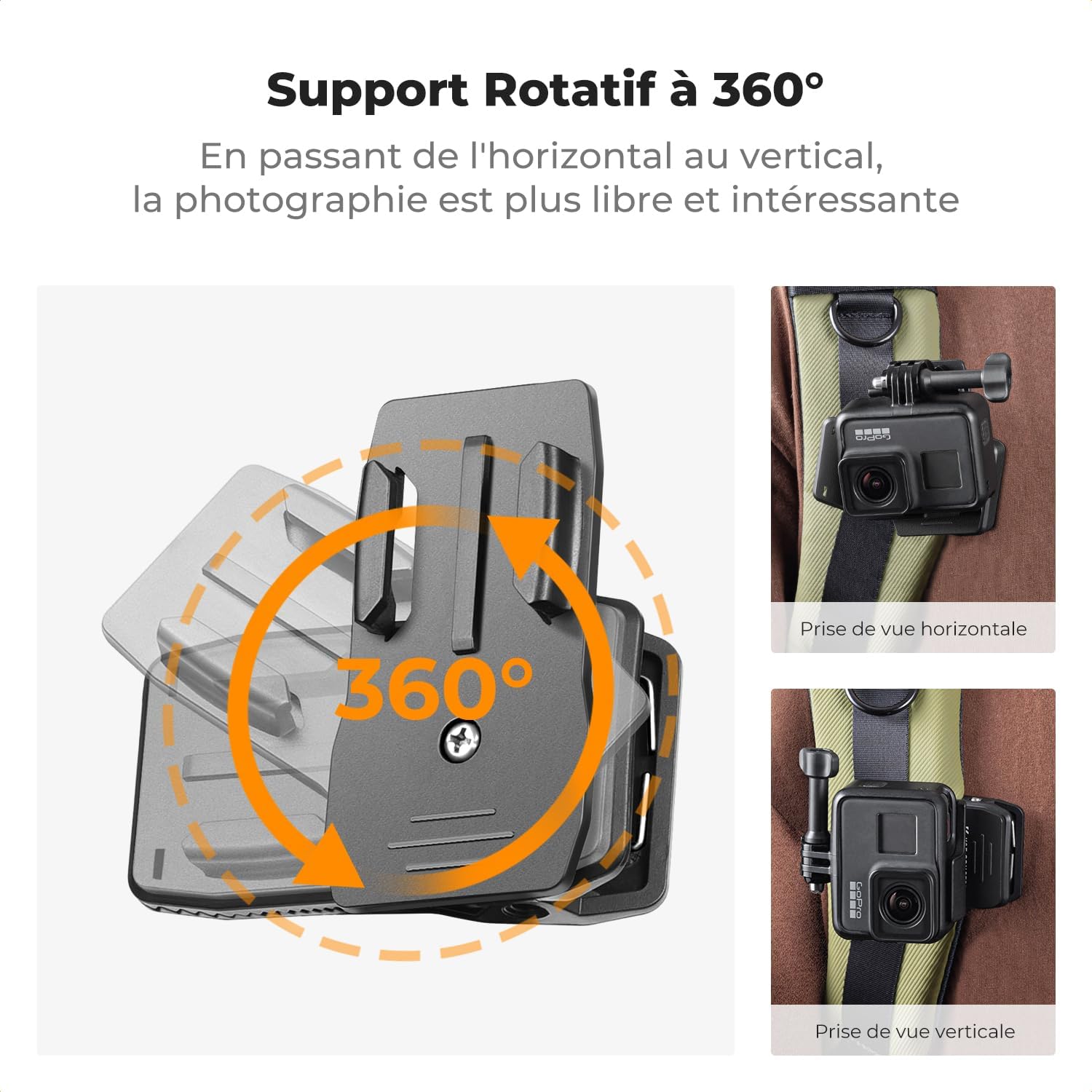 Detalle 2 de K&F CONCEPT Fixation 360° pour sac