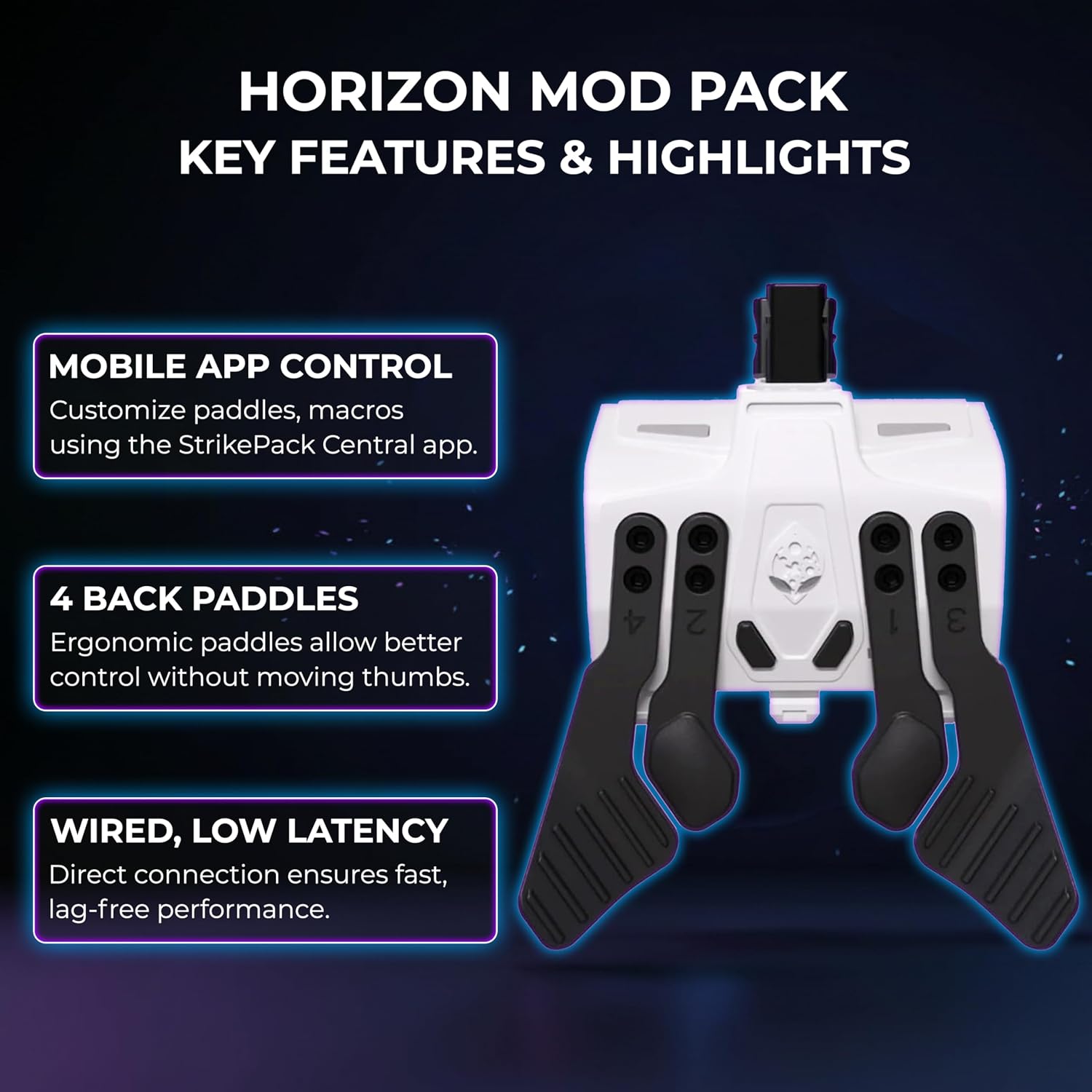 Detalle de Collective Minds Gaming XBOX Strikepack Horizon M.O.D. Pack for Xbox Series X|S and Xbox One Standard Controllers