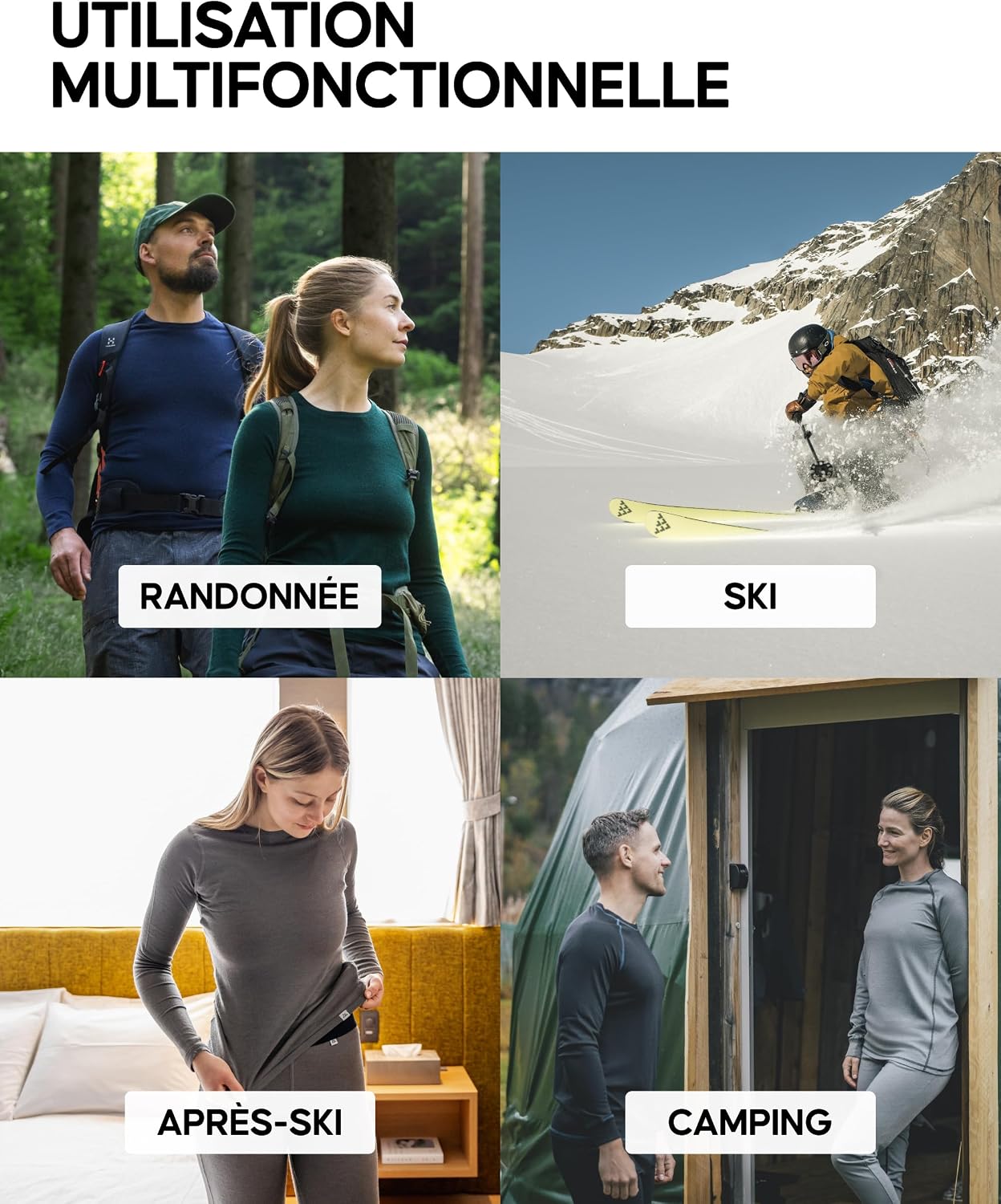 Detalle 2 de DANISH ENDURANCE sous-vêtements thermiques 180 g/m² 🩲