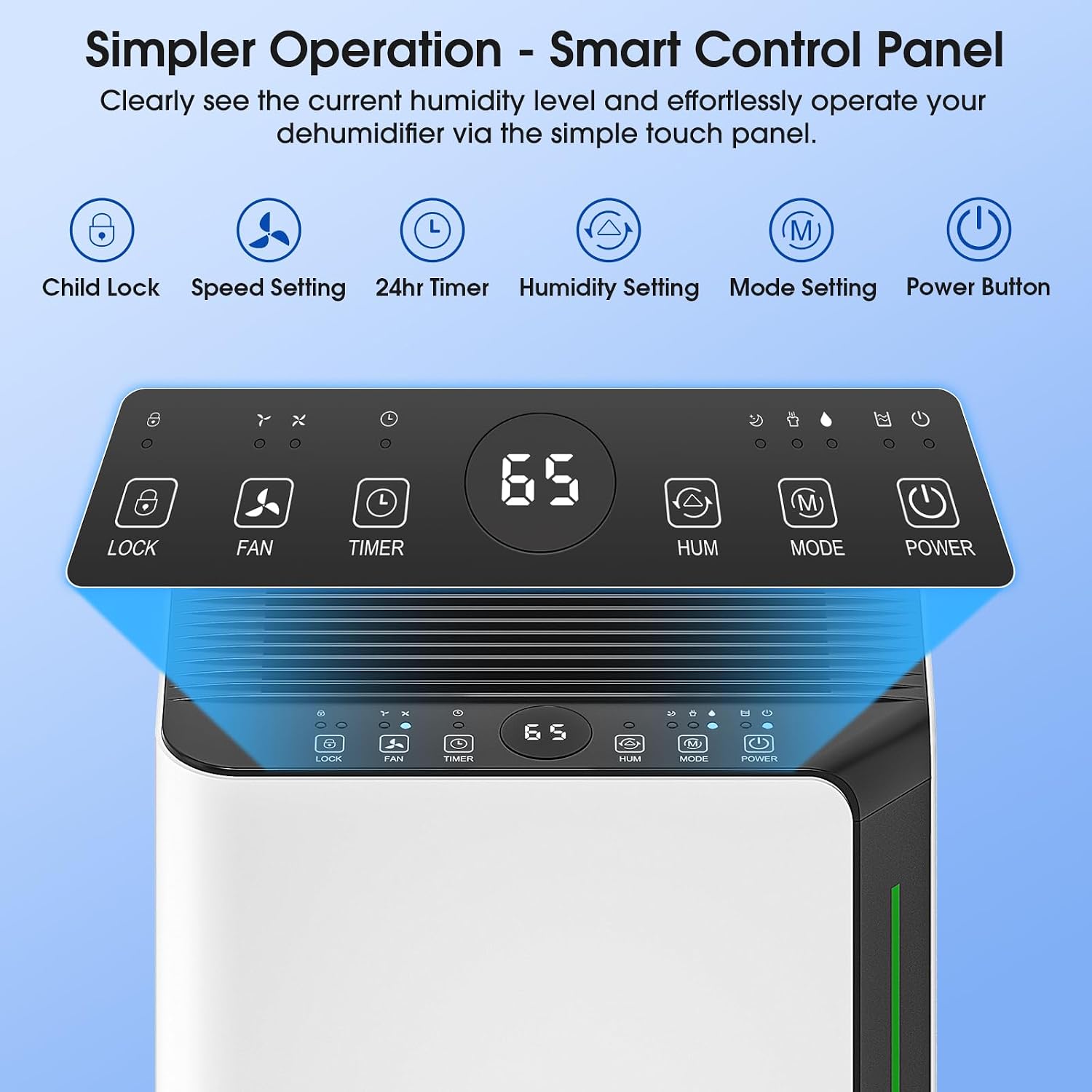 Thumbnail 4 de Hangsun 20L/day Dehumidifier with Timer 🌫