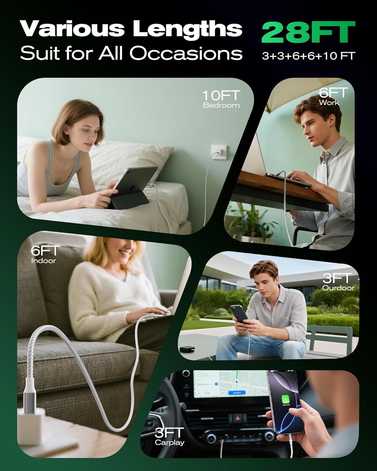 Thumbnail 3 de SwaggWood USB C Cable 60W