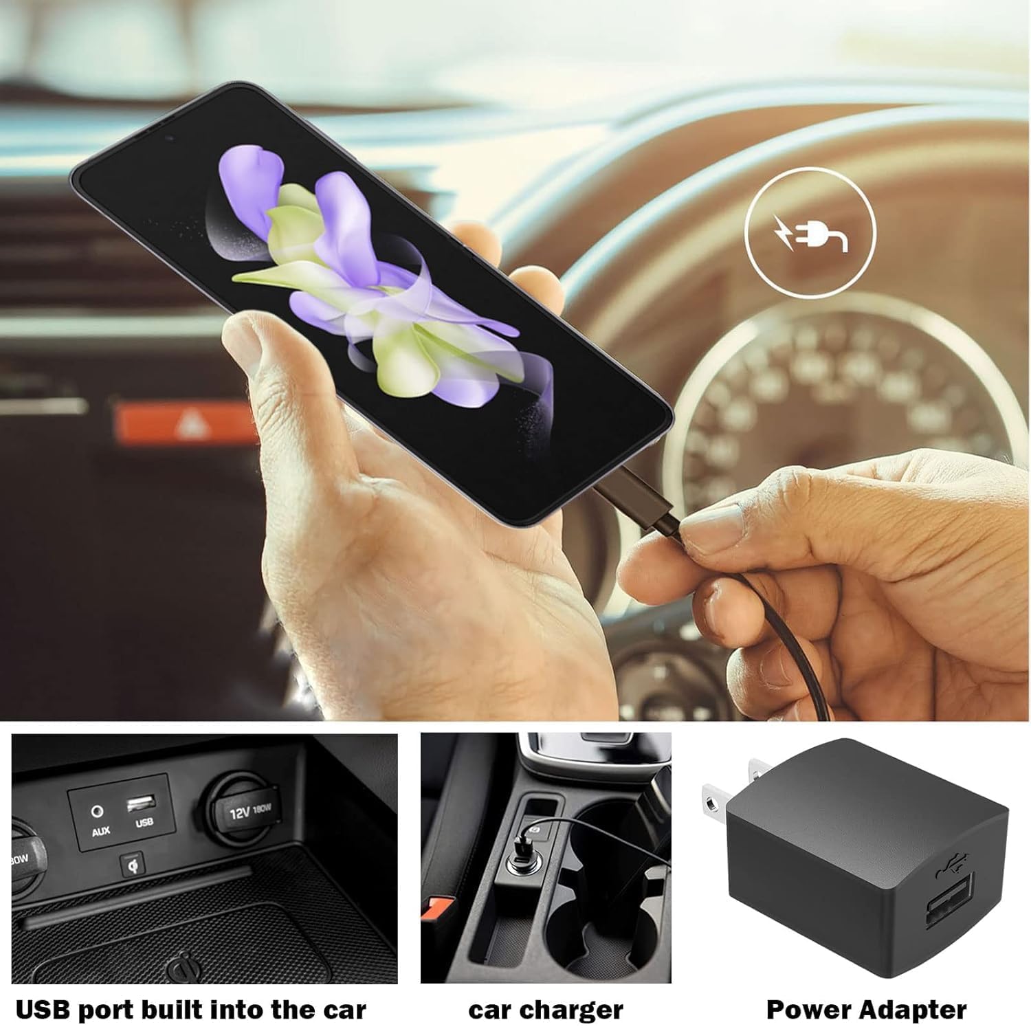Thumbnail 4 de 5V 2A 10W Motorola USB-A to USB-C Charger + 1.5m Cable (Moto G Series & Edge/Stylus)
