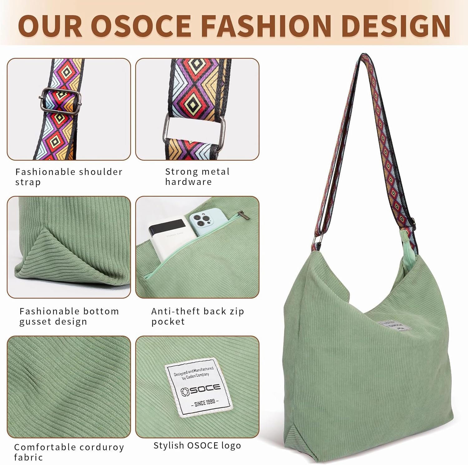 Detalle de OSOCE Sac fourre-tout 16,9 in