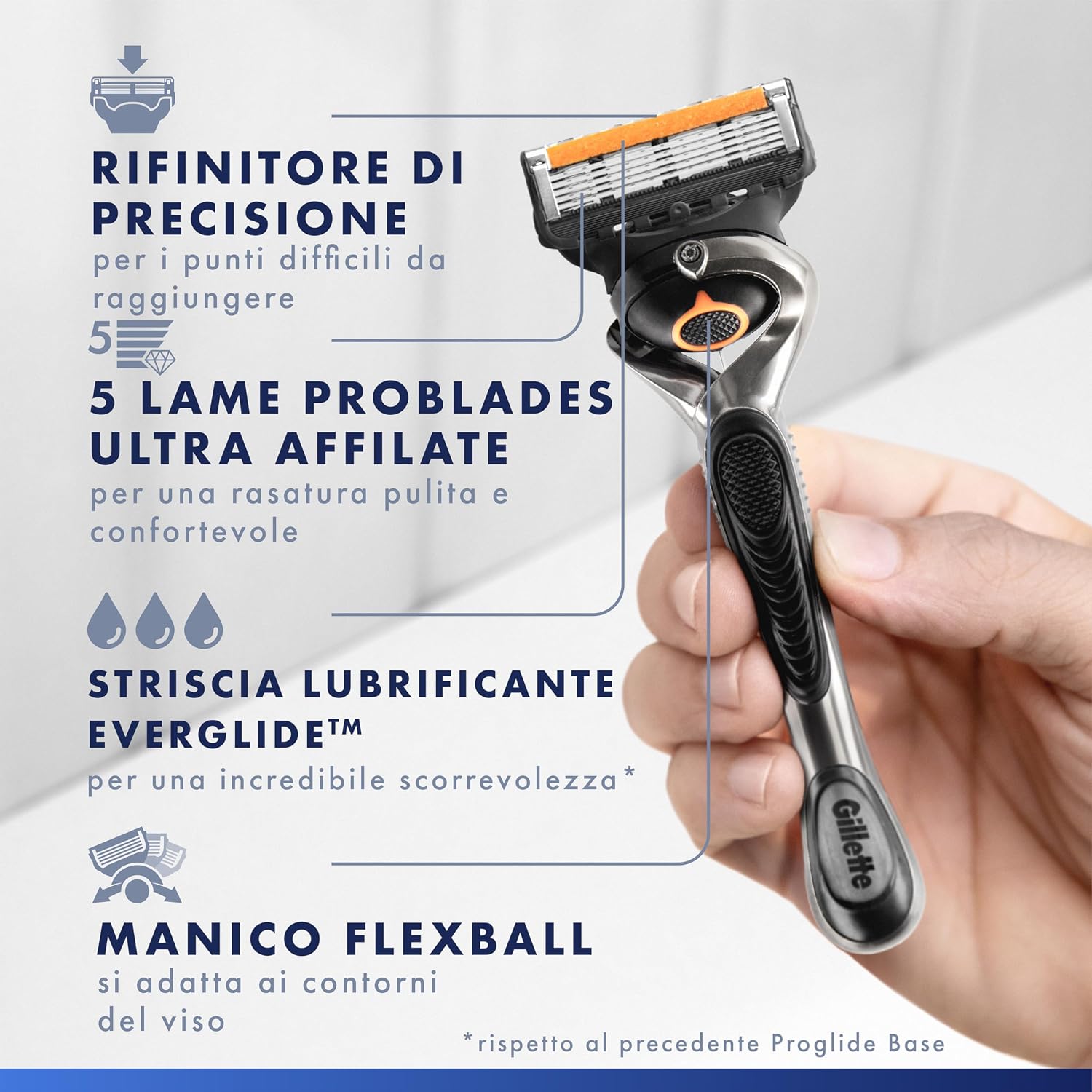 Thumbnail 5 de Gillette Proglide 12 lamette EverGlide 30 rasature