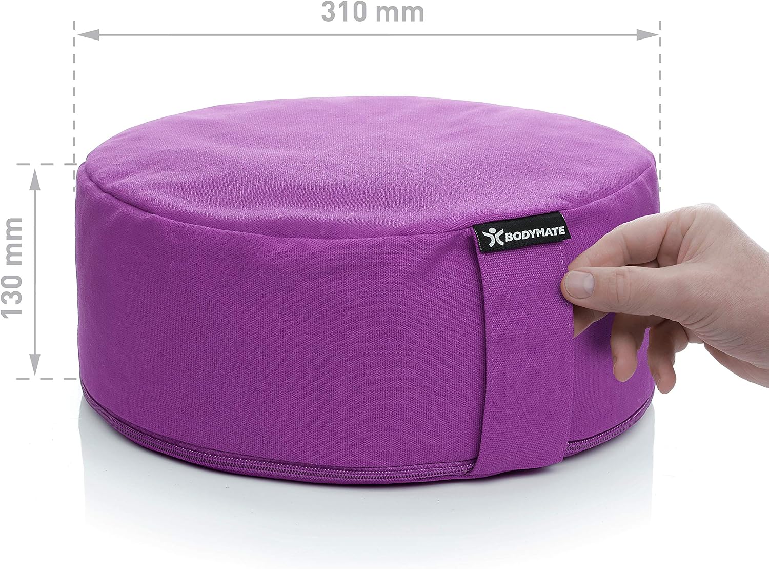 Detalle de BODYMATE cuscino da yoga rotondo 31 cm