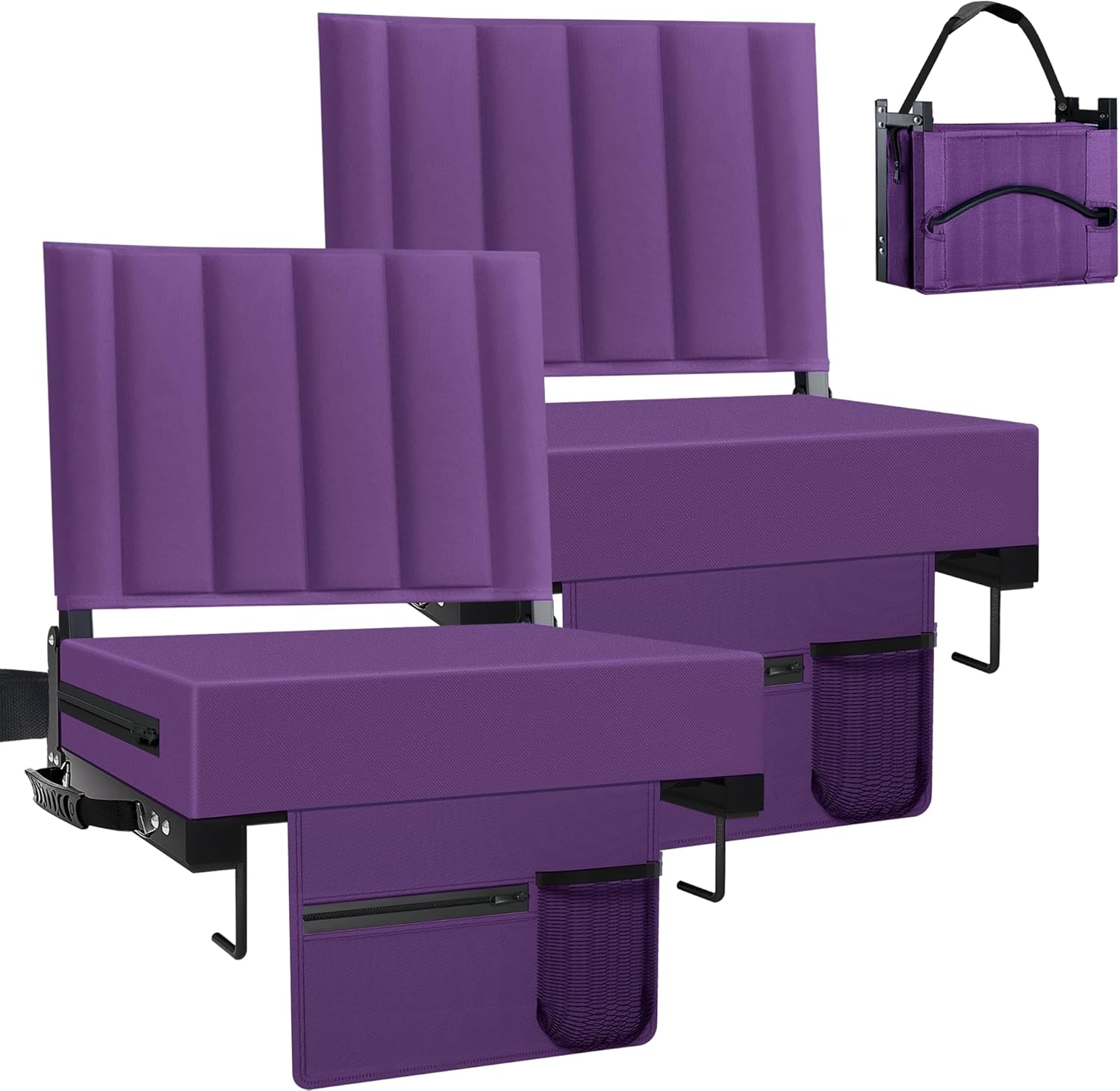 Thumbnail 6 de Aliphon Stadium Seat for Bleachers with Back Support and Cushion