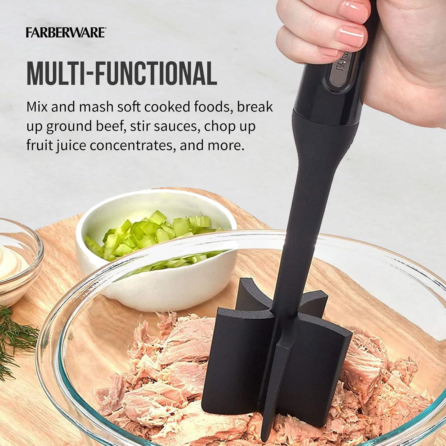 Thumbnail 2 de FARBERWARE 10-Inch Nylon Meat Masher