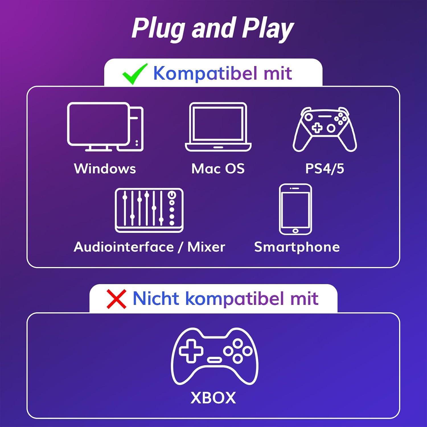 Thumbnail 3 de TONOR TD520 Dynamisches Mikrofon 95 dB 🎙