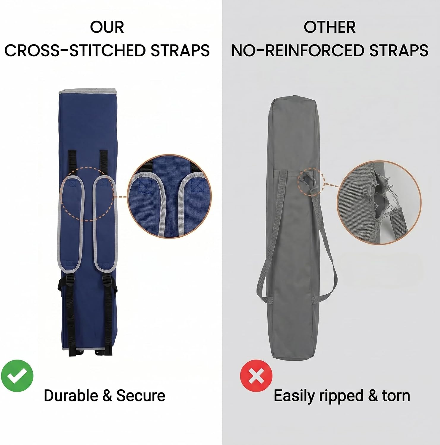 Thumbnail 6 de FAIR WIND Portable Canopy Camping Chair: Heavy-Duty, Oversized, All-in-One Shade Chair