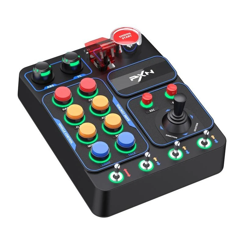 Thumbnail 1 de Panel de Botones PXN CB1 para Simracing: 30 botones programables RGB