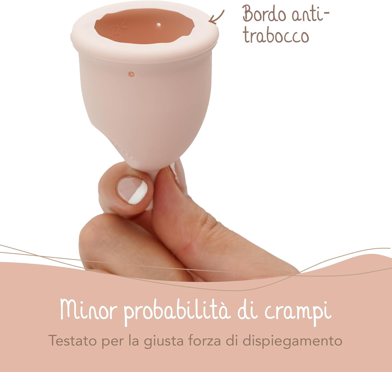 Thumbnail 6 de Bamboozy Coppetta Mestruale Coppetta Mestruale Riutilizzabile taglia S in silicone medico, fino a 12 ore di protezione