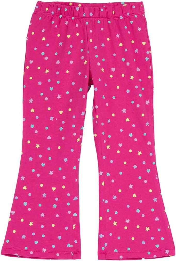 Chicco Leggings in cotone per bambine e ragazze – stampa stelline/cuori/pois, vita elasticizzata