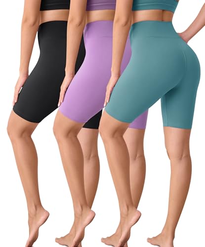 Detalle de VALANDY Creamlush 8" High Waisted Cycling Shorts for Women