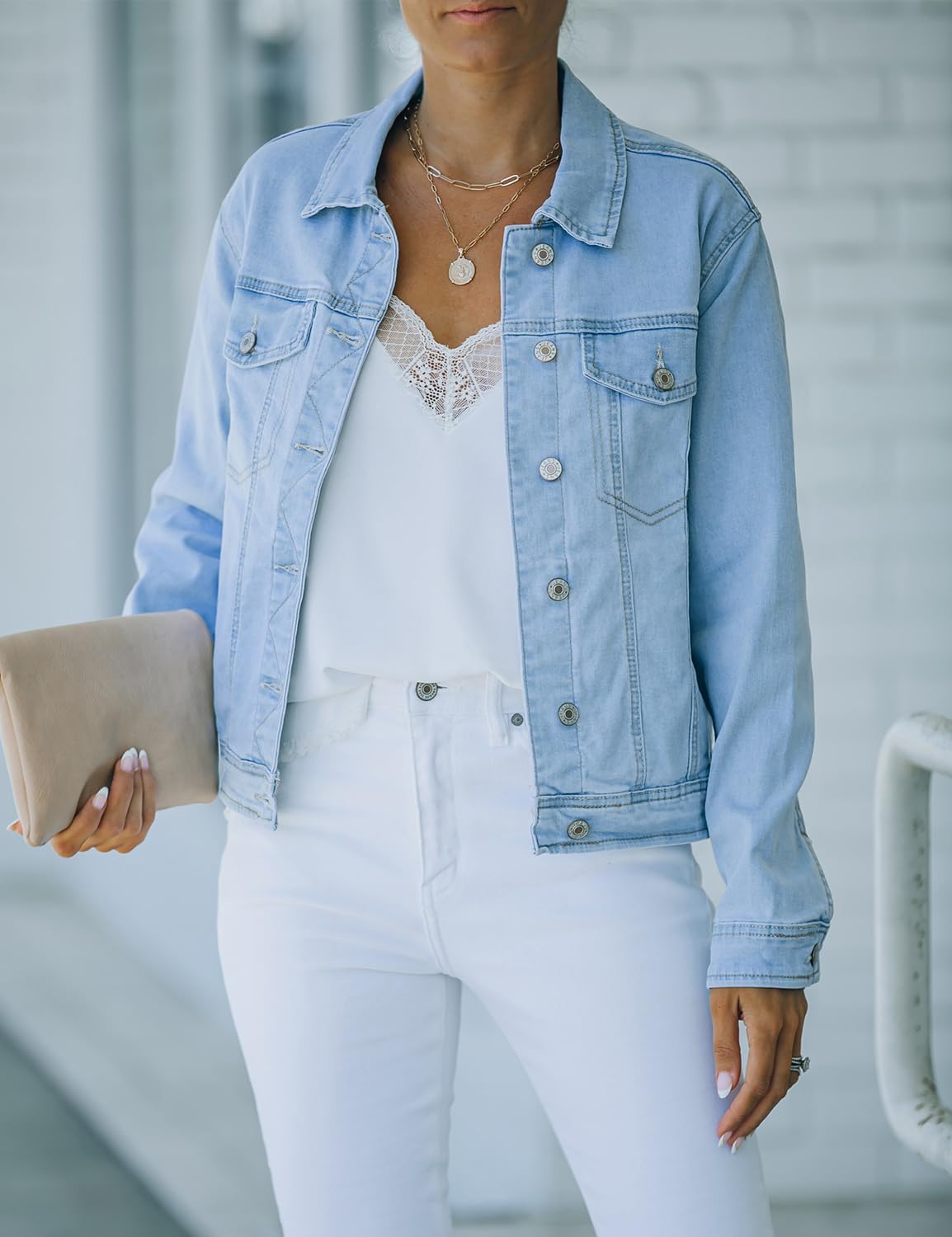 Thumbnail 1 de luvamia Denim Jean Jacket Fitted
