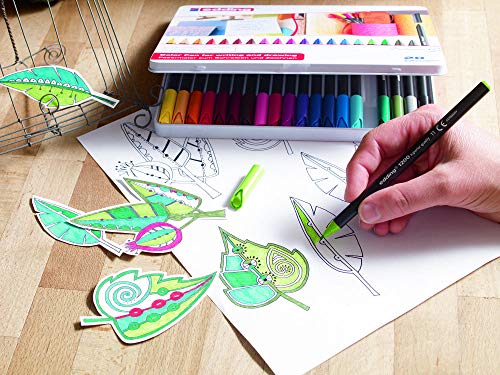 Thumbnail 5 de edding 1200 rotulador lavanda 1 mm — pack 10