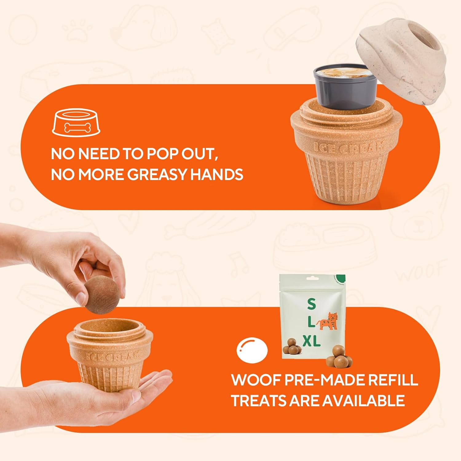 Thumbnail 5 de AUSCAT Frozen Dog Treat Toy slow feeder 1️⃣