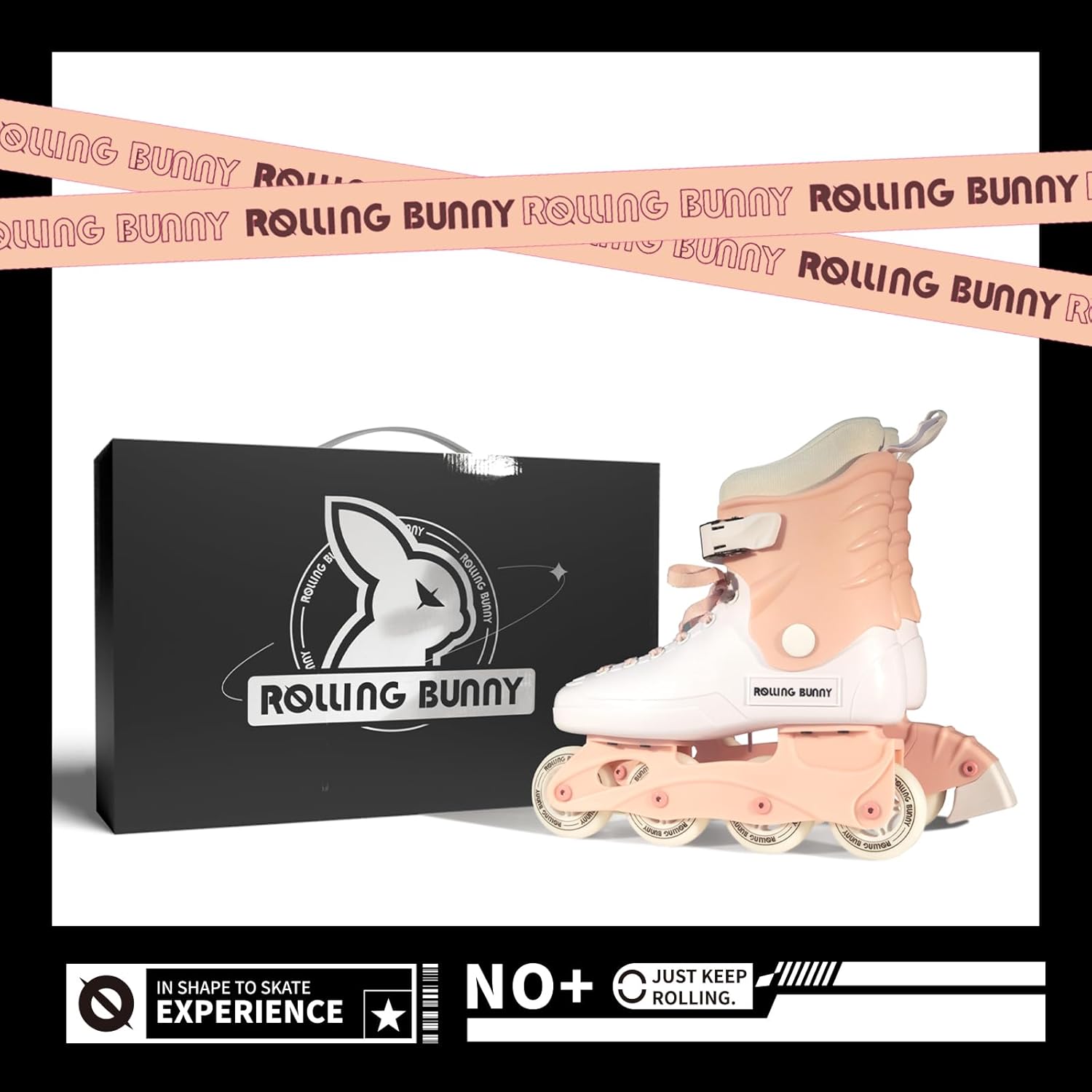 Thumbnail 5 de RollingBunny Inline Skates for Women & Girls — Durable, Comfortable Adult Inline Skates with Ankle Support and ABEC-7 Bearings