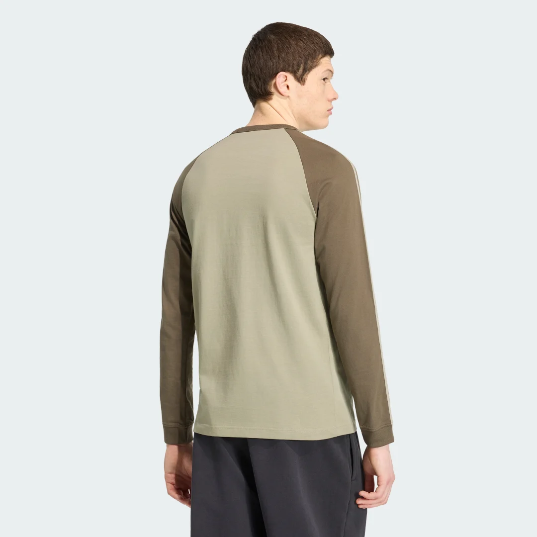 Thumbnail 1 de Camiseta manga larga 3 Stripes de Adidas – Verde