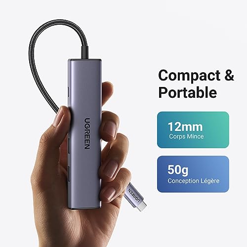 Thumbnail 5 de UGREEN Revodok 105 Hub USB C 5 en 1 : Adaptateur USB-C vers HDMI