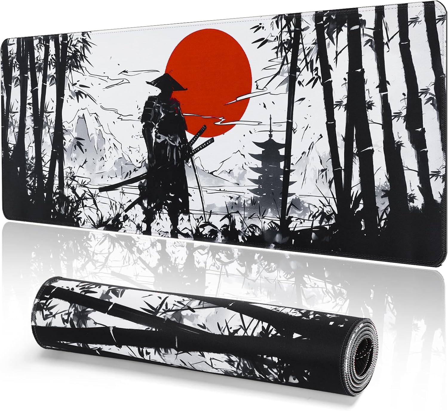 Detalle de DESERO Large Gaming Mouse Pad (800 x 300 x 3 mm) XL Extended Desk Mat