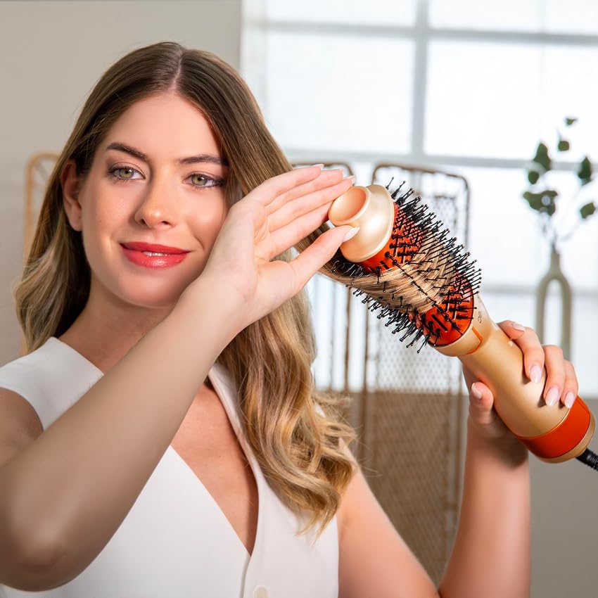 Thumbnail 5 de Cecotec CeramicCare Single Peach 1200W cepillo voluminizador