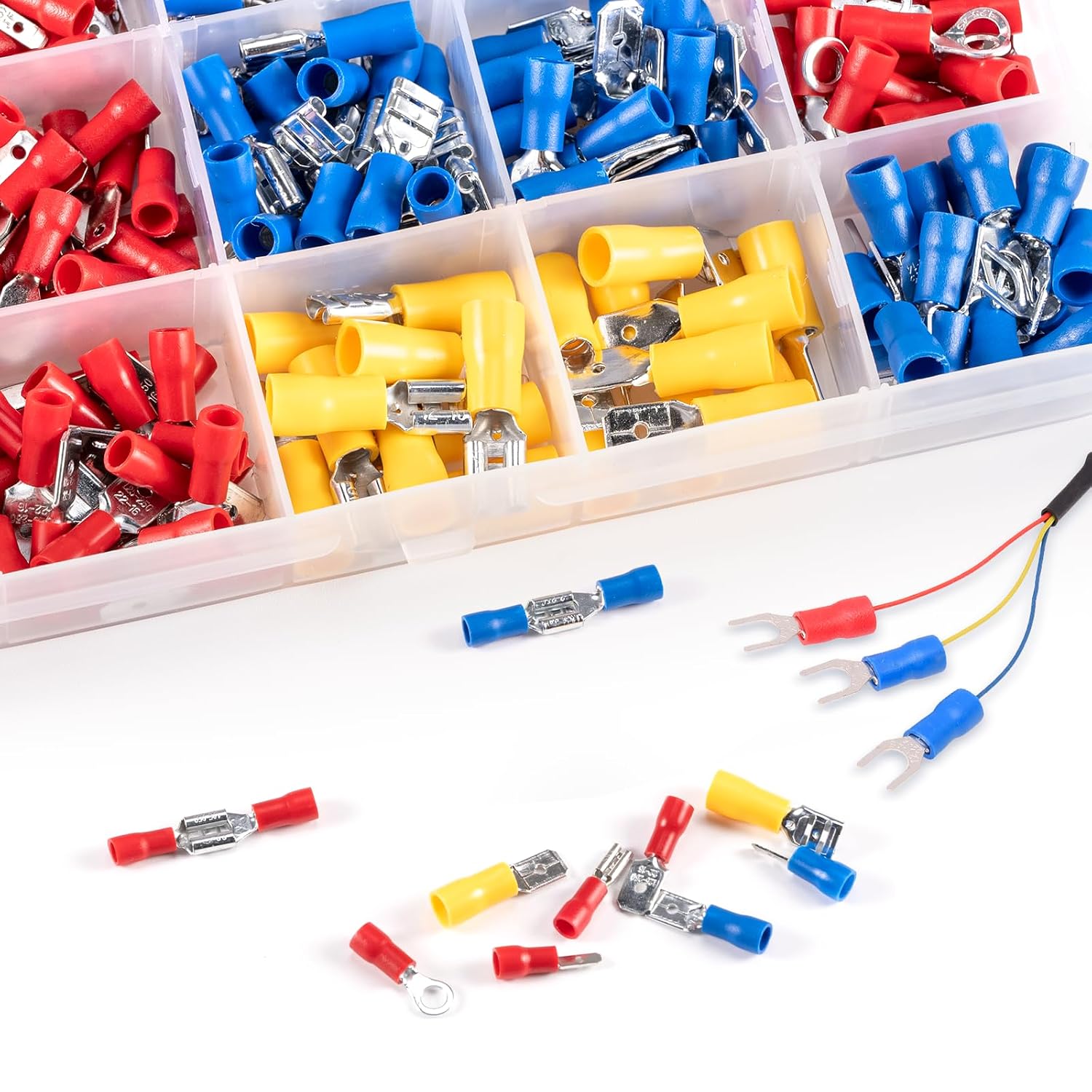 Detalle de Carehabi Chb-CableLugs-280pcs Crimp Terminal Set, 0.5–6.0 mm²