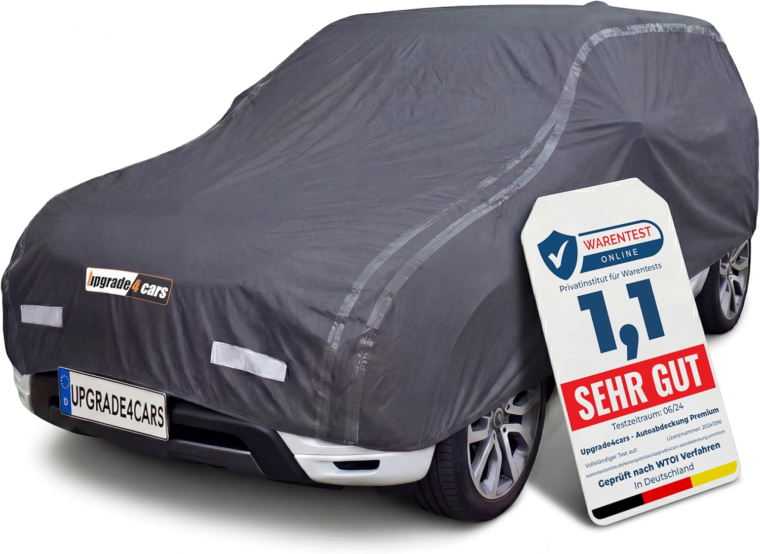 Detalle de Upgrade4cars Premium Autoabdeckung Outdoor Vollgarage M (455 × 190 × 150 cm)
