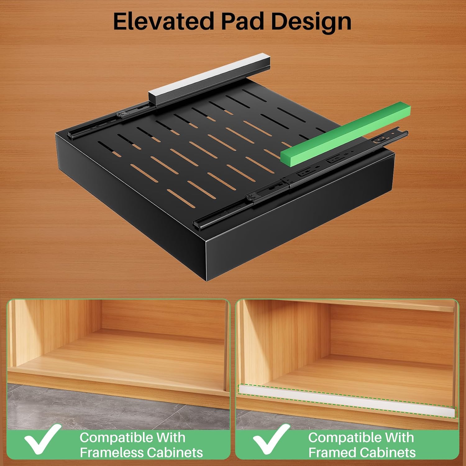 Thumbnail 2 de Pull-Out Cabinet Organizer 20-Inch Wide