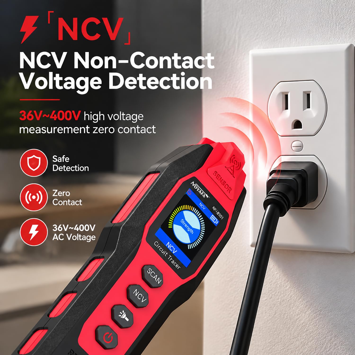 Thumbnail 5 de NOYAFA NF-8301 Circuit Tracer — Underground Circuit Finder & Digital Multimeter