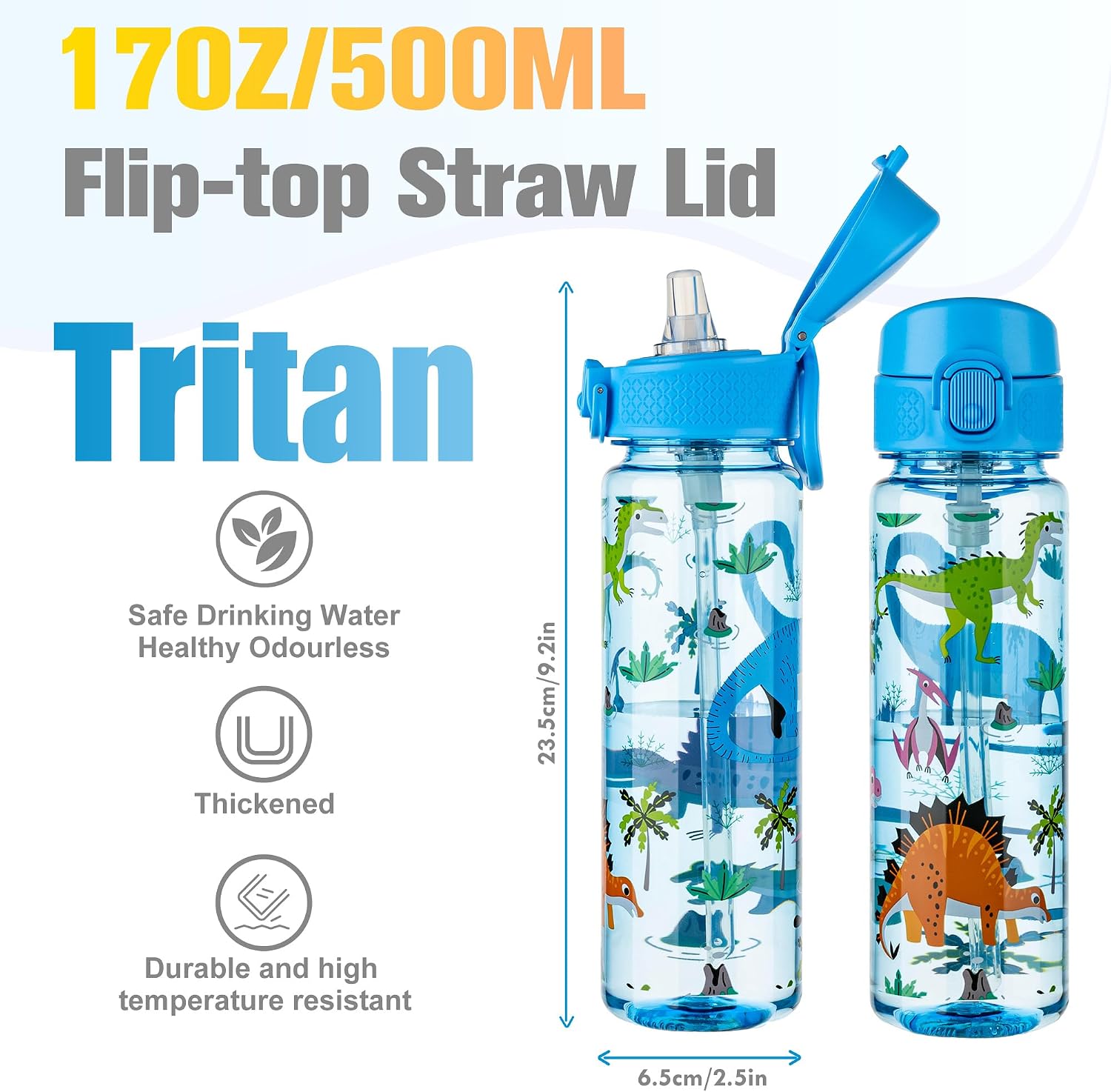 Thumbnail 1 de GOPPUS 500ml Clear Tritan Water Bottle