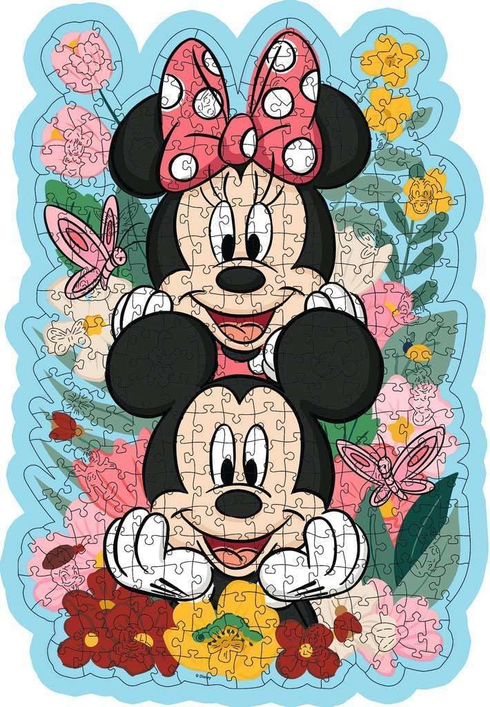 Thumbnail 3 de Ravensburger Wooden Puzzle Mickey & Minnie – 300 Teile Kontur-Holzpuzzle mit 25 Whimsies (ab 12 Jahren)