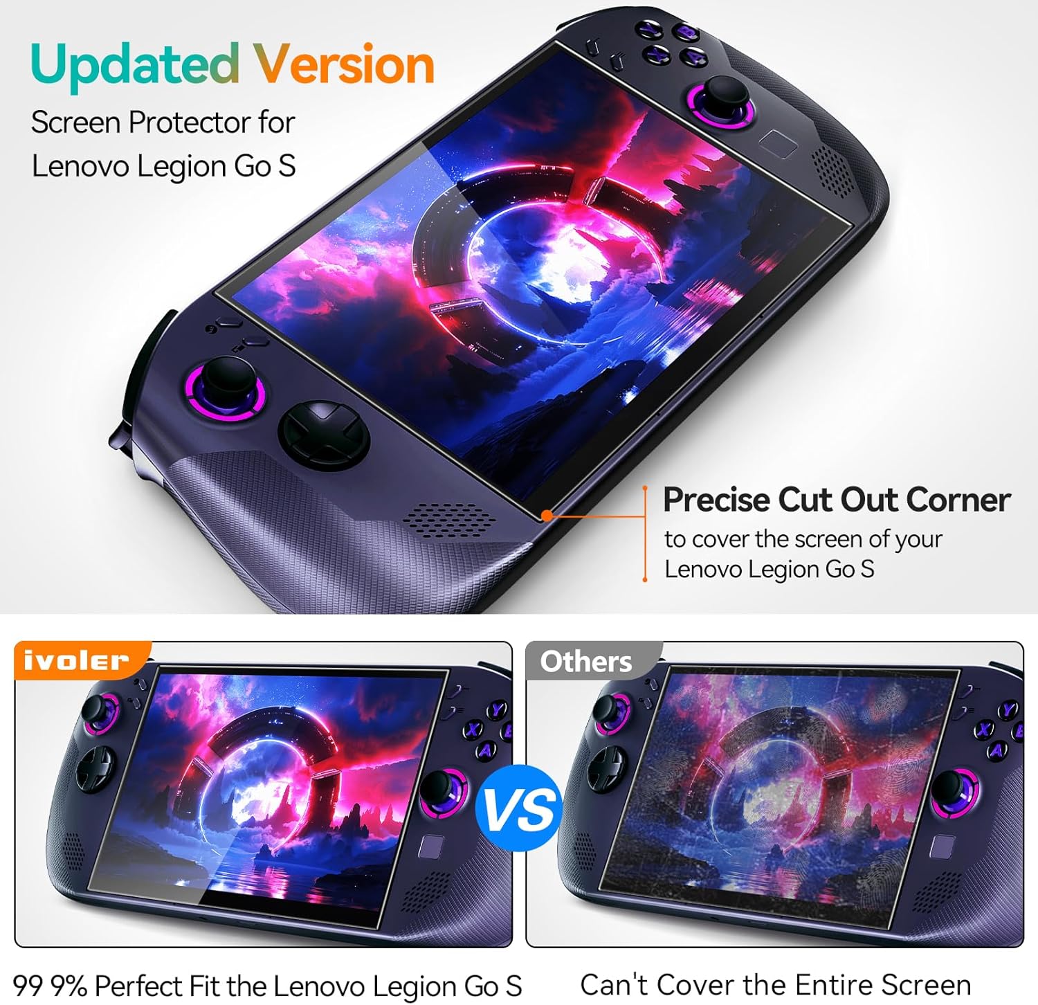 Thumbnail 2 de ivoler Screen Protector for Lenovo Go S 2-pack