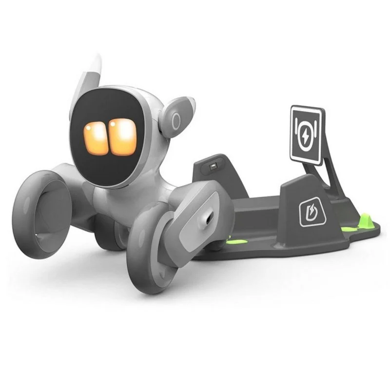 Imagen de Loona EPP3.0: perro robot inteligente con reconocimiento facial y control por voz (2GB/8GB, LCD Blanco) en OfertitasTOP